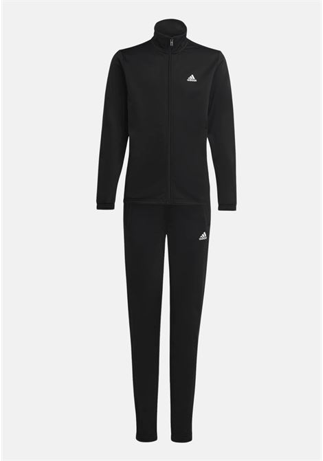 Essentials Big Logo black tracksuit for boys and girls ADIDAS PERFORMANCE | IC5686.